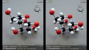 alfa-D-glucopiranosa (axial)